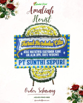 Papan Bunga Duka di Pindrikan Kidul